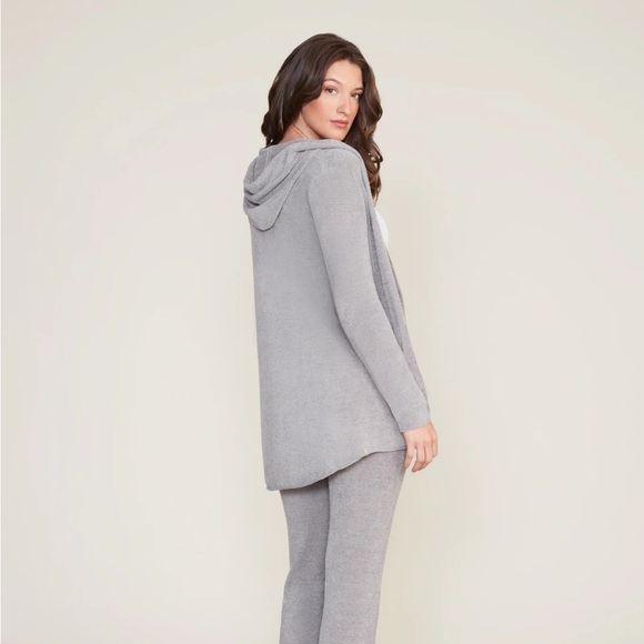 NEW BAREFOOT DREAMS CozyChic Ultra Light Hooded Cardigan L - Picture 1 of 6